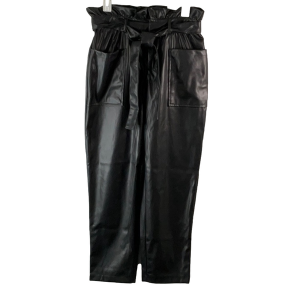 Who What Wear Pants - Who What Wear Faux Leather Pants Size 8